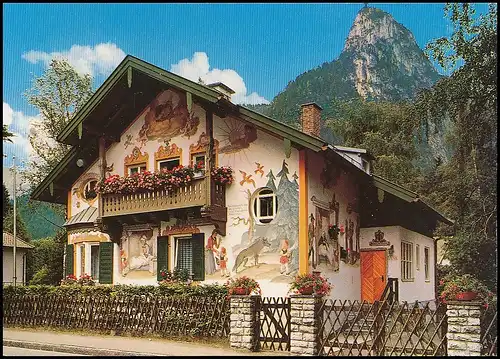 Oberammergau - Rotkäppchenhaus und Kofel ngl 137.841