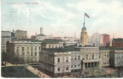 USA New York The City Hall gl1907 C8832