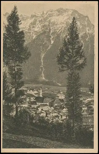 Mittenwald - Panorama vom Kalvarienberg gl1933 137.975