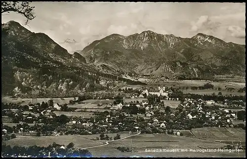 Benediktbeuern mit Herzogstand-Heimgarten gl1957 139.534