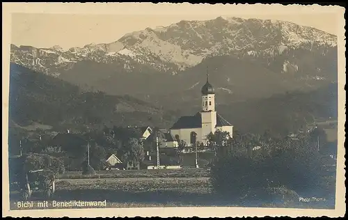 Bichl Panorama mit Benediktenwand ngl 139.540