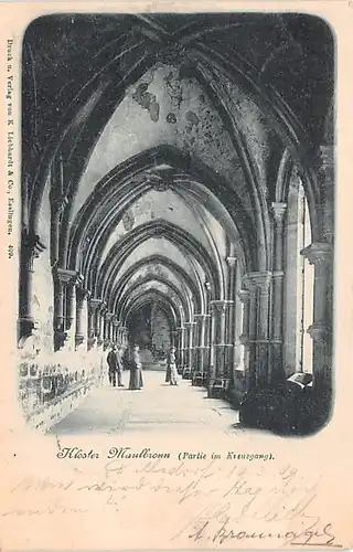 Kloster Maulbronn Partie im Kreuzgang gl1899 141.550