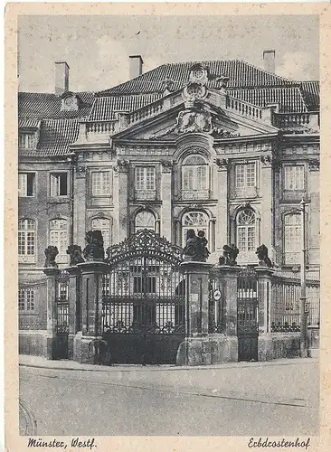 Münster i.Westf. Erbdrostenhof gl1955 C8584