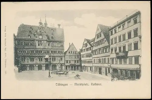 Tübingen Marktplatz Rathaus ngl 139.816