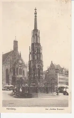 Nürnberg Schöner Brunnen gl1914 216.846