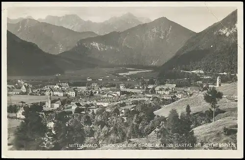 Mittenwald - Blick von der Gröbl Alm gl1933 137.950