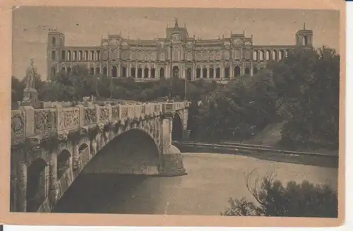 München - Maximilianeum mit Maximiliansbrücke gl1921 216.680