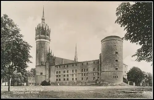 Wittenberg Schloss und Kirche ngl 139.851