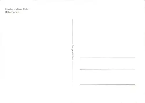 Bühl/Baden Kloster Maria-Hilf ngl 140.536