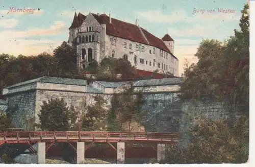 Nürnberg Burg von Westen gl1906 216.884