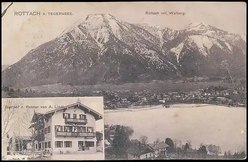 Rottach am Tegernsee Gasthof zum Rosser Panorama gl1908 139.592