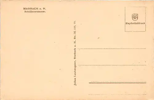 Marbach a.N. Schillermuseum ngl 142.988