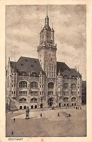 Stuttgart Rathaus gl1930 144.529