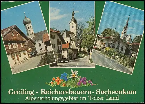 Greiling Reichersbeuern Sachsenkam Alpenerholungsgebiete gl1981 139.535