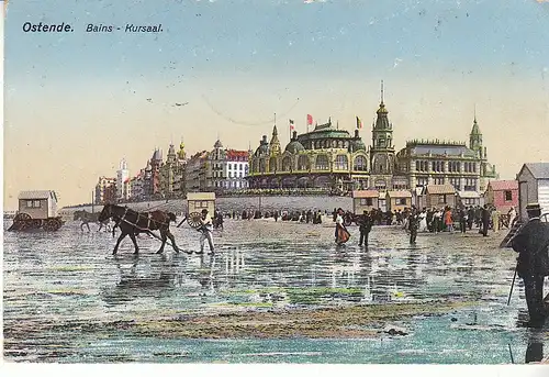 B Ostende Bains Kursaal um 1900 feldpgl1915 C8665