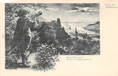 Heidelberg Behüt Dich Gott Panorama ngl 144.589