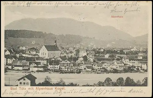 Bad Tölz Panorama mit Alpenhaus Kogel gl1906 139.546