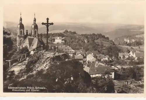 Gössweinstein Kreuzberg und Kloster gl1953 217.499