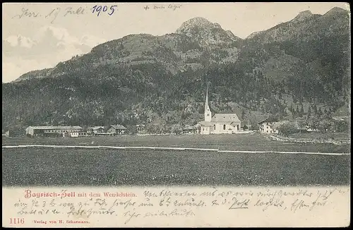 Bayrischzell Panorama mit dem Wendelstein ngl 139.499