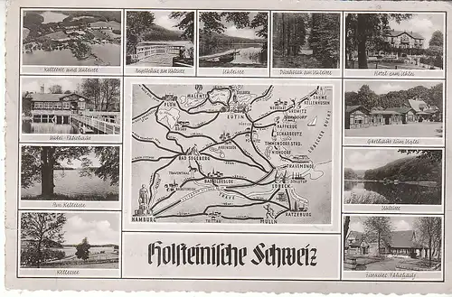 Holsteinische Schweiz Mehrbildkarte gl1967 C8474