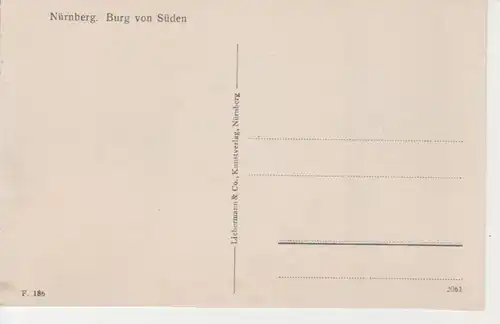 Nürnberg Burg von Süden ngl 216.949