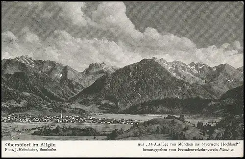 Oberstdorf im Allgäu Panorama gl1910 138.084