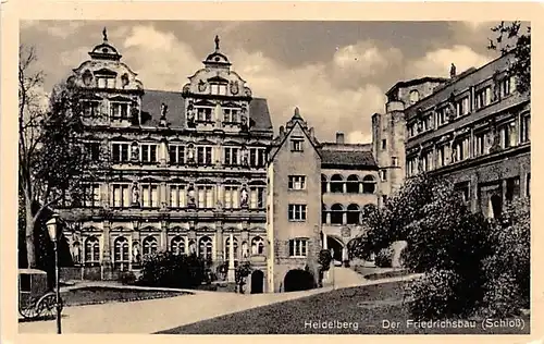 Heidelberg Der Friedrichsbau (Schloss) gl1941 143.152