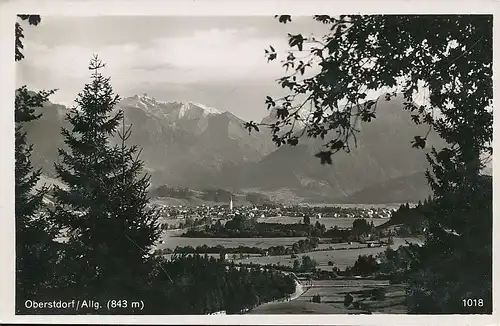 Oberstdorf im Allgäu Panorama gl1943 138.094