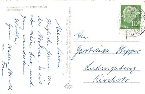St. Peter-Ording Seehundsbank gl1958 144.633