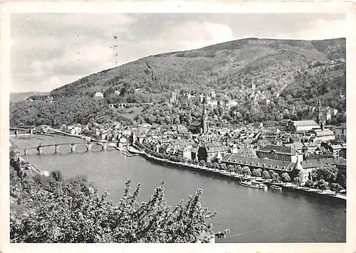 Heidelberg Blick vom Philosophenweg gl1951 143.253