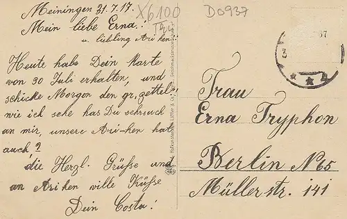 Meiningen Donopskuppe gl1917 D0937