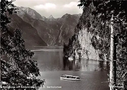 Königssee mit Schönfeldspitze und St. Bartholomae ngl 143.268