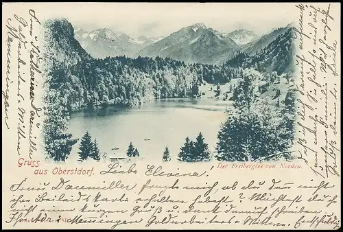 Freibergsee bei Oberstdorf im Allgäu gl1898 138.088
