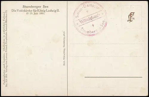 Starnberger See Votiv-Kapelle König Ludwig II. ngl 139.269