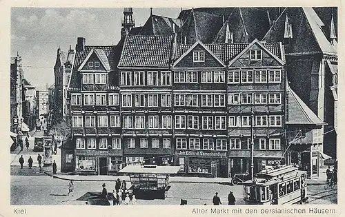 Kiel Alter Markt mit den persianischen Häusern ngl D0996