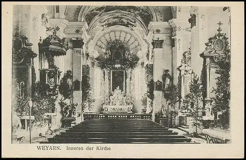 Weyarn Inneres der Kirche ngl 139.379