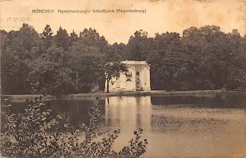 München Nymphenburger Schlosspark (Pagodenburg) gl1912 143.585