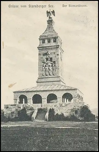 Starnberger See Der Bismarckturm gl1913 139.669
