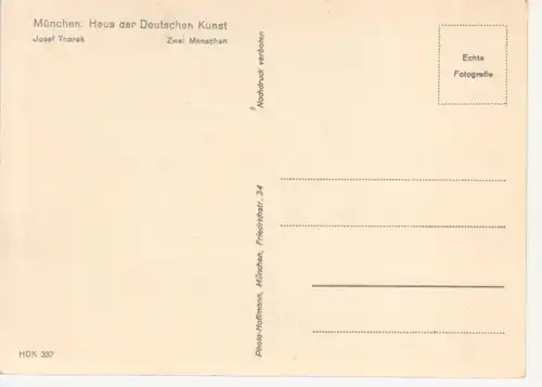 HDK 337 Josef Thorak - Zwei Menschen ngl 217.555
