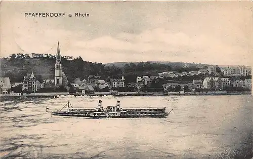 Pfaffendorf am Rhein Panorama gl1906 146.017