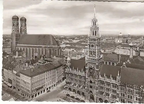 München Rathaus und Dom ngl C8713