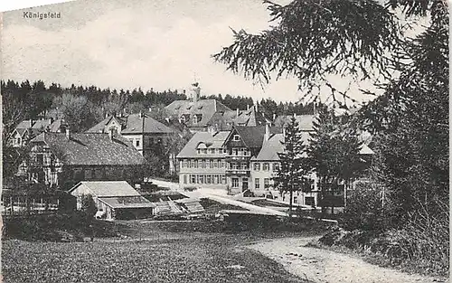 Königsfeld Blick zur Stadt gl1920 140.929