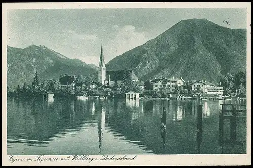 Egern am Tegernsee mit Wallberg und Bodenschneid gl1935 139.706