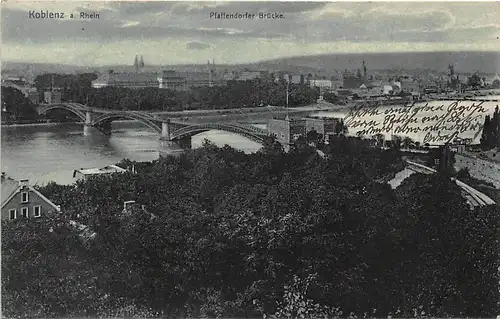 Koblenz Pfaffendorfer Brücke gl1913 146.130