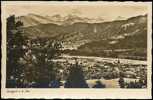 Lenggries a.d. Isar Panorama gl1938 139.520