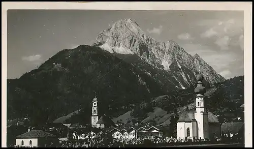 Mittenwald - Panorama mit Wetterstein gl19? 138.036