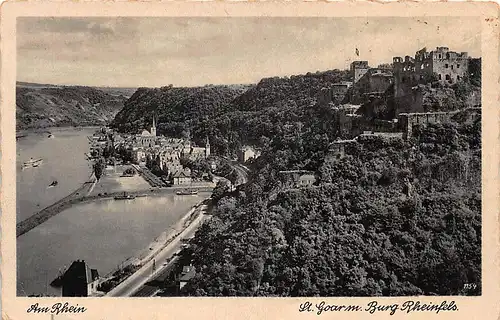 St. Goar am Rhein Panorama mit Ruine Rheinfels ngl 146.194