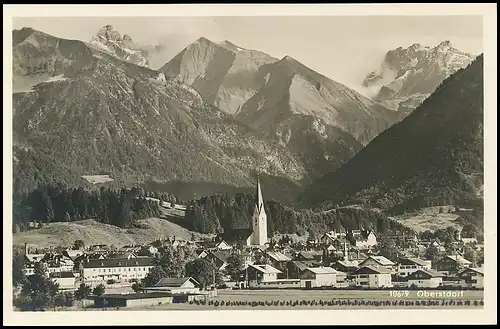 Oberstdorf im Allgäu Panorama gl1956 138.051