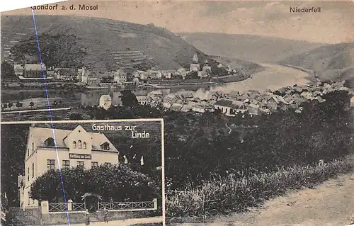 Gondorf an der Mosel Gasthaus zur Linde Panorama feldpgl1916 146.202