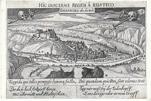 Ebernburg nach Merian 17. Jahrh. ngl C8770